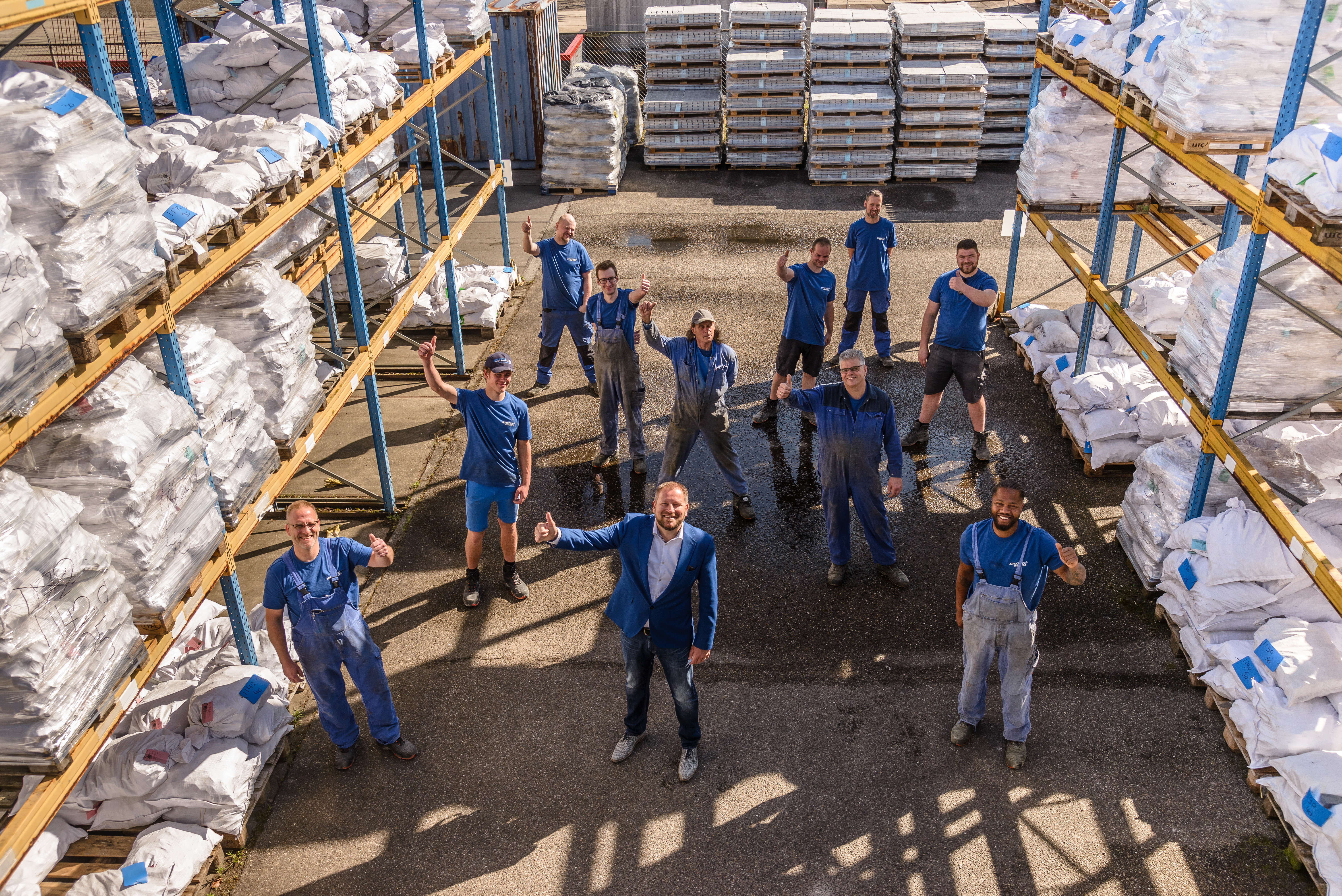 Groepsfoto Stoter Beton - vacature meewerkend voorman - productiechef